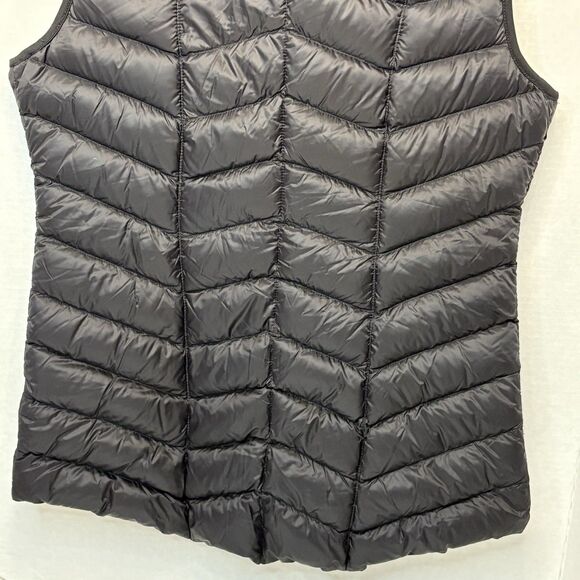 Tangerine Vest Women's Size S Full Zip Black Quilted Duck Down Casual - Picture 5 of 8